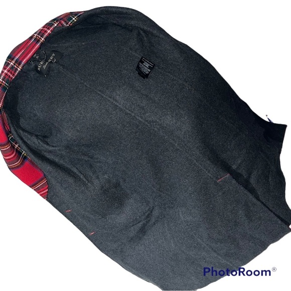 Bwot Burberry Tartan Double-Faced Wool Cashmere Oversized Coat - Picture 6 of 10